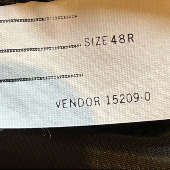 Towncraft Men's Sport Coat Light Gray with white pinstripe Size 48R - Picture 5 of 9